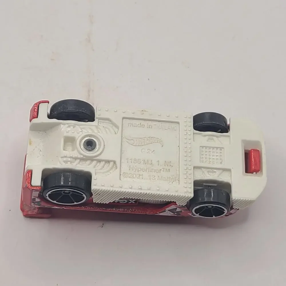 Hot Wheels X Games Logo Red Hyperliner Diecast Car 1/64 Scale Toy Vehicles